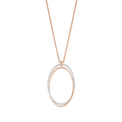 Esprit Collection Damen Kette Collier Silber Ros Zirkonia Antheia ELNL93128C800
