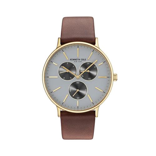 Kenneth Cole New York Herren Uhr Armbanduhr Leder 10031467