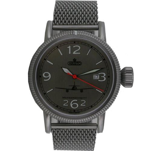 Aristo Herren Uhr Armbanduhr Fliegeruhr ME 262 Automatic 3H262-ALU-MIL 