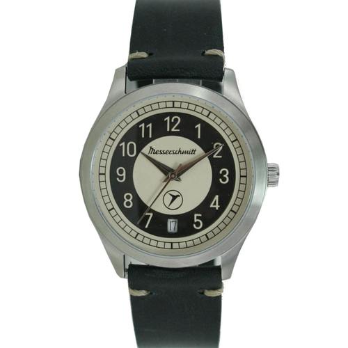 Aristo Messerschmitt Uhr vintage Kabinenroller KR201-S Leder