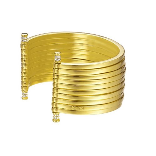 Joop Damen Armreif Edelstahl Gold STRIPES JPBA00001B580