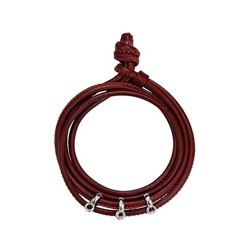 Esprit Damen Armband Charm Leder Rot Soft Leather ESBR91311C380