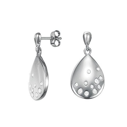 Esprit Damen Ohrringe Ohrstecker Edelstahl Zirkonia  ESER12955A000