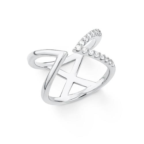 s.Oliver Jewel Damen Ring Silber Zirkonia X 201878