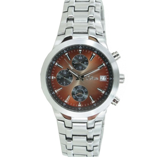 s.Oliver Herren-Armbanduhr Analog Quarz Chronograph SO-15054-MQR