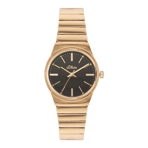 s.Oliver Damen-Armbanduhr Analog Quarz IP Ros� SO-15132-MQR