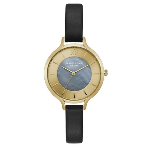 Kenneth Cole New York Damen-Armbanduhr Analog Quarz Leder KC15187003