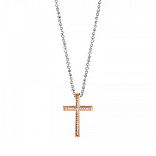 Joop Damen Kette Halskette Silber Kim Kreuz JPNL90627B420