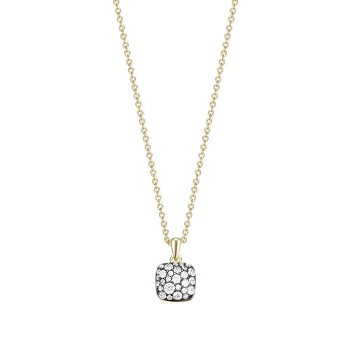 Joop Damen Kette Halskette Silber Gold M PAVE JPNL90769E420