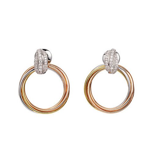 Joop Damen Ohrringe Silber Zirkonia Embrace JPER90300B000