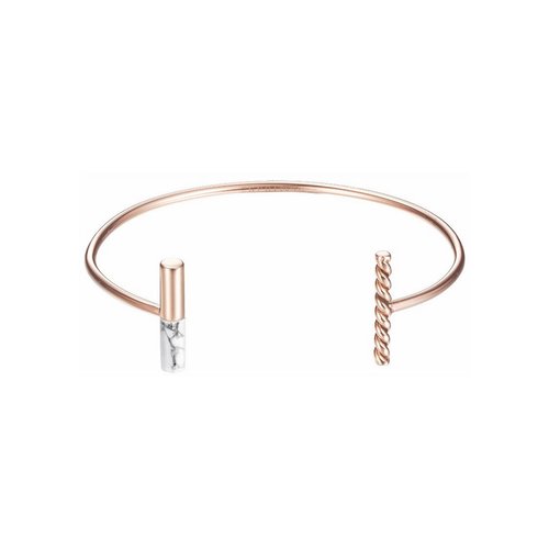 Esprit Damen Armband Armreif Edelstahl Ros� ESBA11410C580