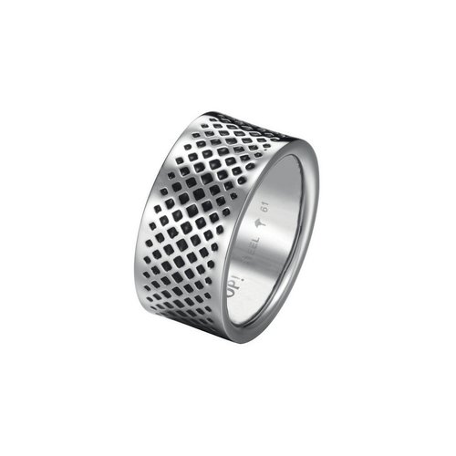 Joop Herren Ring Edelstahl silber / schwarz Ryan JPRG10606A
