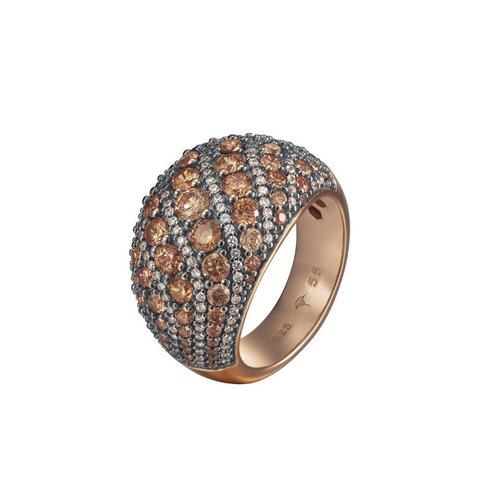 Joop Damen Ring Silber Ros Zirkonia EXTREME PAVE JPRG90763C