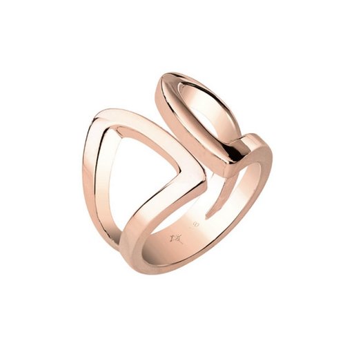 Joop Damen Ring Edelstahl Ros MODERN SHAPED JPRG00010C1