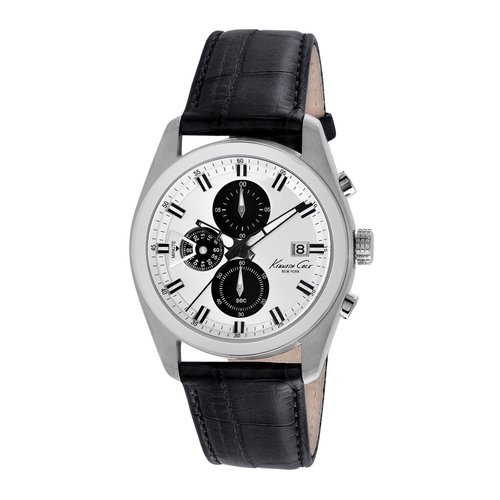 Kenneth Cole New York Herren-Armbanduhr Analog Quarz Leder KC8041