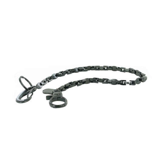 Police Herren Kette Player Schl�sselkette Edelstahl black PJ.22014CSS/02