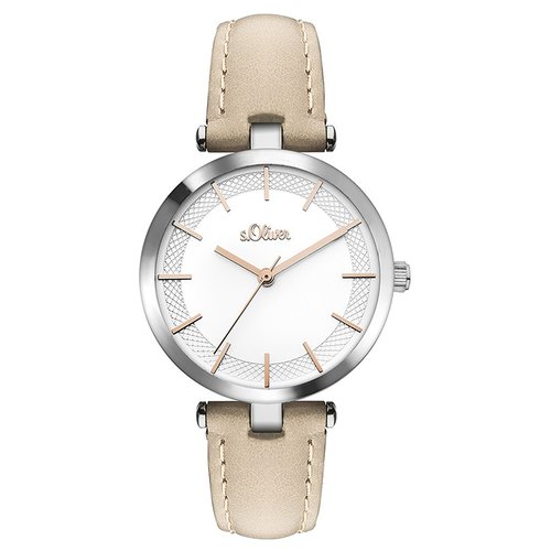 S Oliver Damen Uhr Armbanduhr Leder So 3450 Lq Quarzuhren Direkt Bestellen