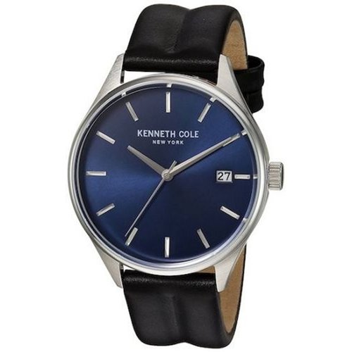 Kenneth Cole New York Herren-Armbanduhr Analog Quarz Leder 10030836