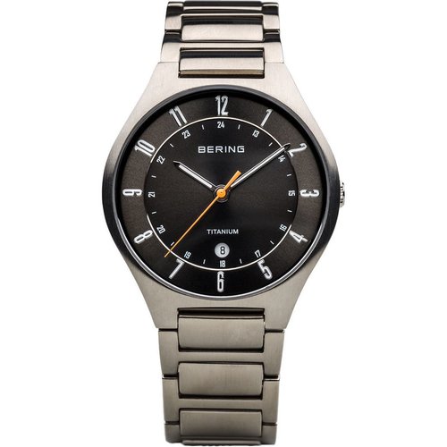 Bering Herren Uhr Armbanduhr Titan Ultra Slim 11739-772 Titan