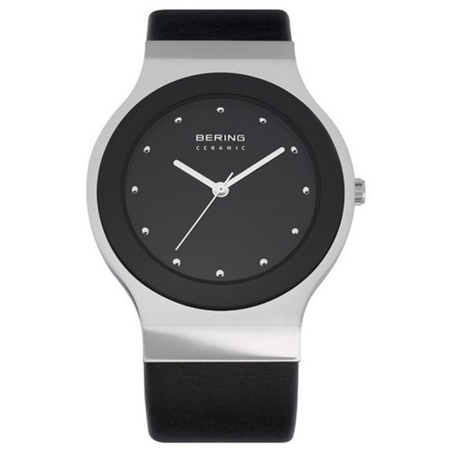 Bering Unisex Uhr Armbanduhr Slim Ceramic - 32538-442 Leder