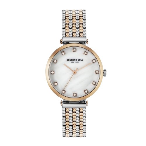 Kenneth Cole New York Damen-Armbanduhr Analog Quarz Edelstahl KC50256003