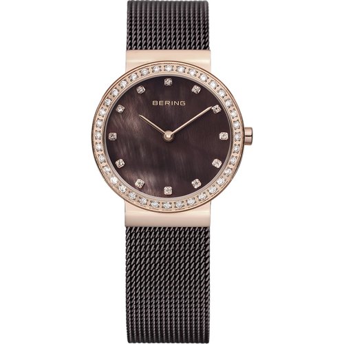 Bering Damen Uhr Armbanduhr Slim - 10729-262 Meshband