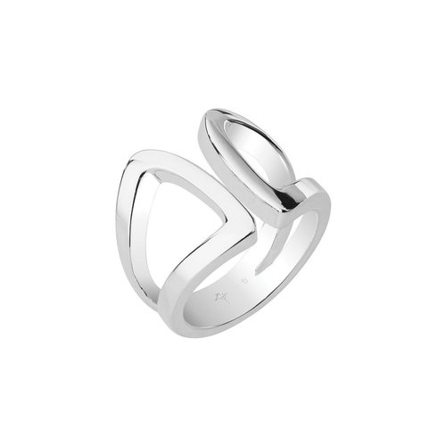 Joop Damen Ring Edelstahl silber MODERN SHAPED JPRG00010A1