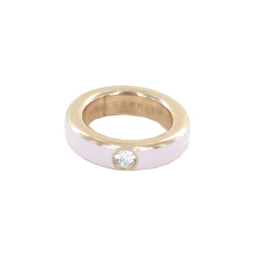 Esprit Damen Ring Edelstahl rose rosa ESSE10987C
