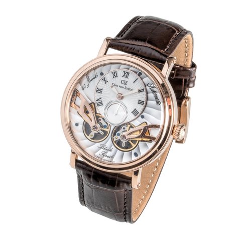 Carl von Zeyten Herren Uhr Armbanduhr Automatik Black Forest CVZ0017RWH |  Automatikuhren direkt bestellen