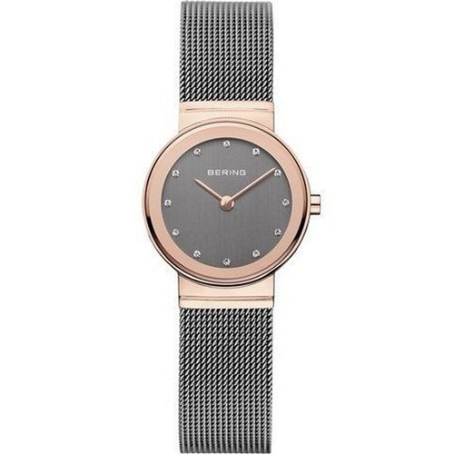 Bering Damen Uhr Armbanduhr Slim Classic - 10126-369 Meshband