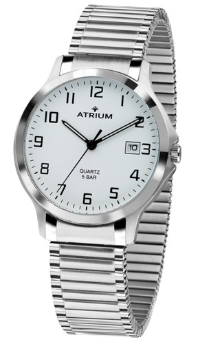 ATRIUM Herren Uhr Armbanduhr Edelstahl A12-50 Zugband