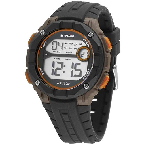 SINAR Jugenduhr Armbanduhr Digital Quarz Unisex Silikonband XE-56-9