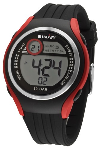 SINAR Jugenduhr Armbanduhr Digital Quarz Unisex Silikonband XF-66-4