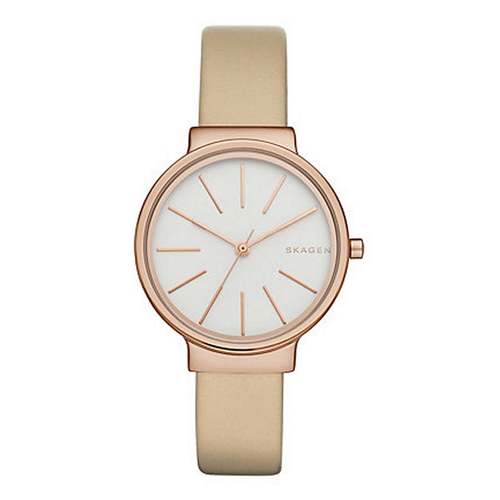 Skagen Damen Uhr Armbanduhr Ancher Leder SKW2481