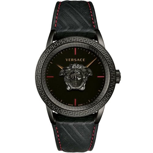 Versace Damen Uhr Armbanduhr PALAZZO Empire schwarz VERD00218 Leder