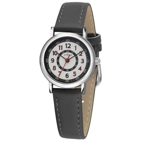 ATRIUM Kinder-Armbanduhr Analog Quarz Jungen Kunstleder A31-107 schwarz