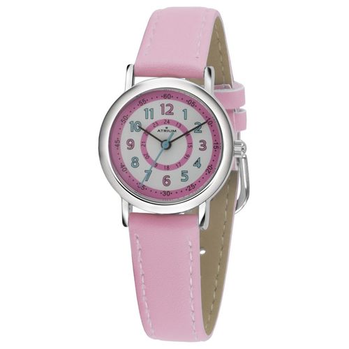 ATRIUM Kinder-Armbanduhr Analog Quarz M�dchen Kunstleder A31-104 rosa