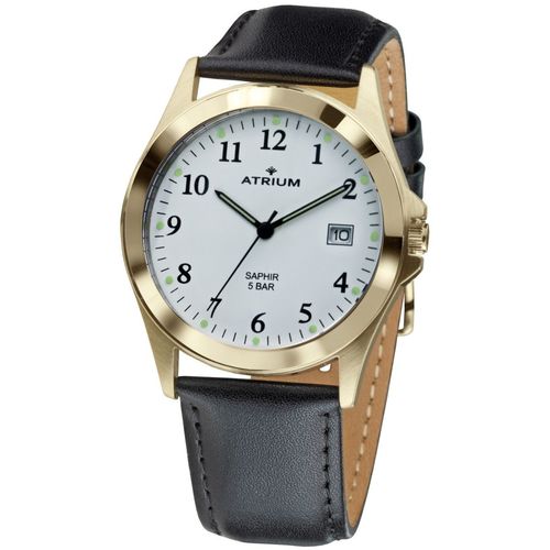ATRIUM Herren Uhr Armbanduhr Analog Quarz A18-20 Leder