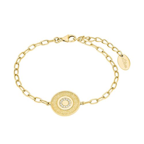 s.Oliver Jewel Damen Armband Armkette Silber gold Zirkonia M�nze 2027622