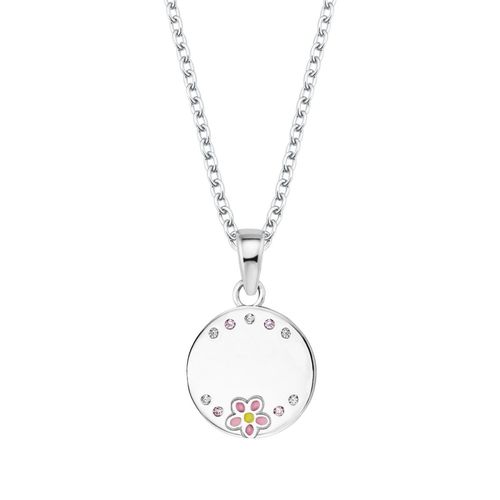 Prinzessin Lillifee Kinder Halskette Silber Blume M�dchen gravierbar 2027908