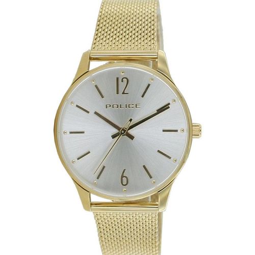 Police Damen Uhr Armbanduhr Edelstahl Analog Makati PL15574MSG.04MM