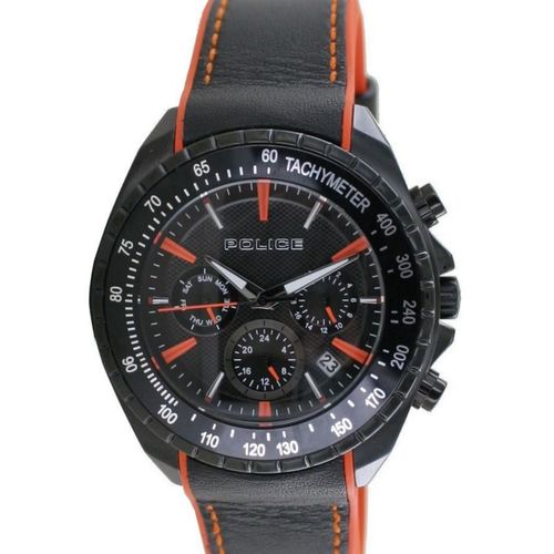 Police Herren Uhr Armbanduhr Silikon Analog PL15328JSB.02P