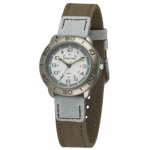 JACQUES FAREL �ko Kinder-Armbanduhr Analog Quarz Jungen ORGS 488
