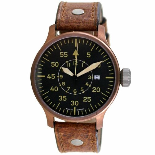 Aristo Herren Uhr Armbanduhr Vintage Erbst�ck Fliegeruhr Automatik 0H19A