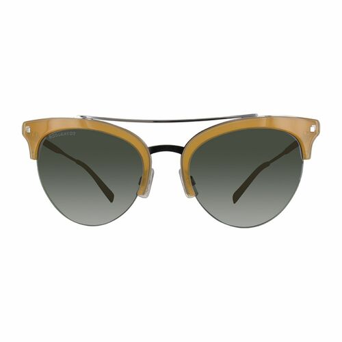 Dsquared2 Damen Sonnenbrille DQ0252-40A-56 Matte Yellow / Smoke