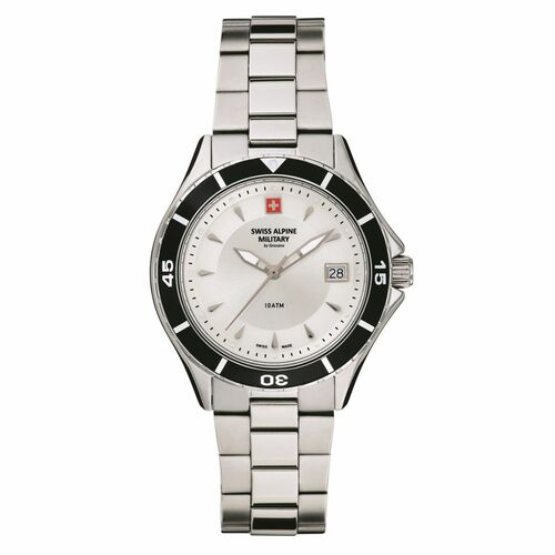 Swiss Alpine Military Damen Uhr Analog Quarz 7740.1132SAM Edelstahl