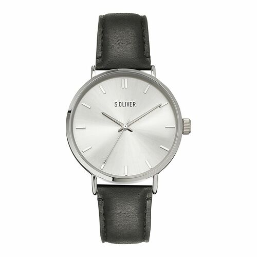 s.Oliver Herren Uhr Armbanduhr Leder SO-4228-LQ