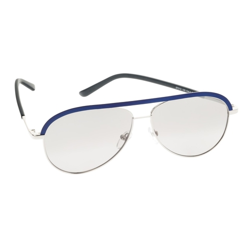 Liebeskind Berlin Unisex Sonnenbrille 10258-00420 BLAU MATT/ SILBER