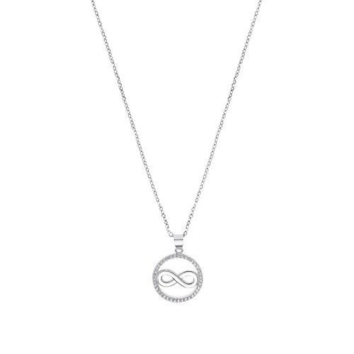 s.Oliver Jewel Damen Kette Halskette Silber Zirkonia Infinity 2032567