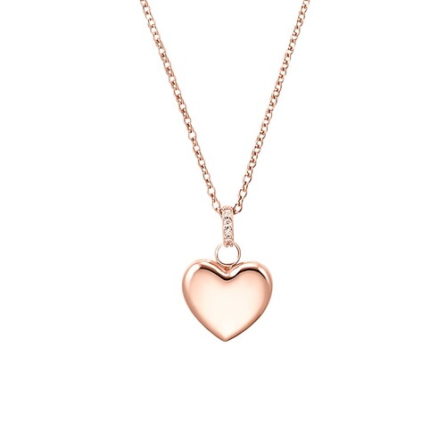 s.Oliver Jewel Damen Kette Halskette Silber rosé Herz 2032598 | Halsketten  direkt bestellen